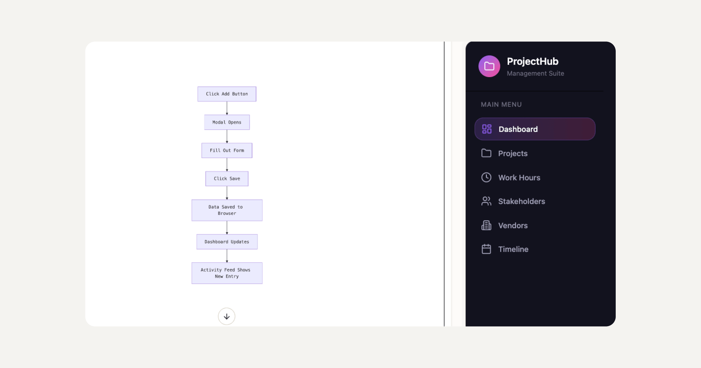 The Sticklight platform building from a prompt