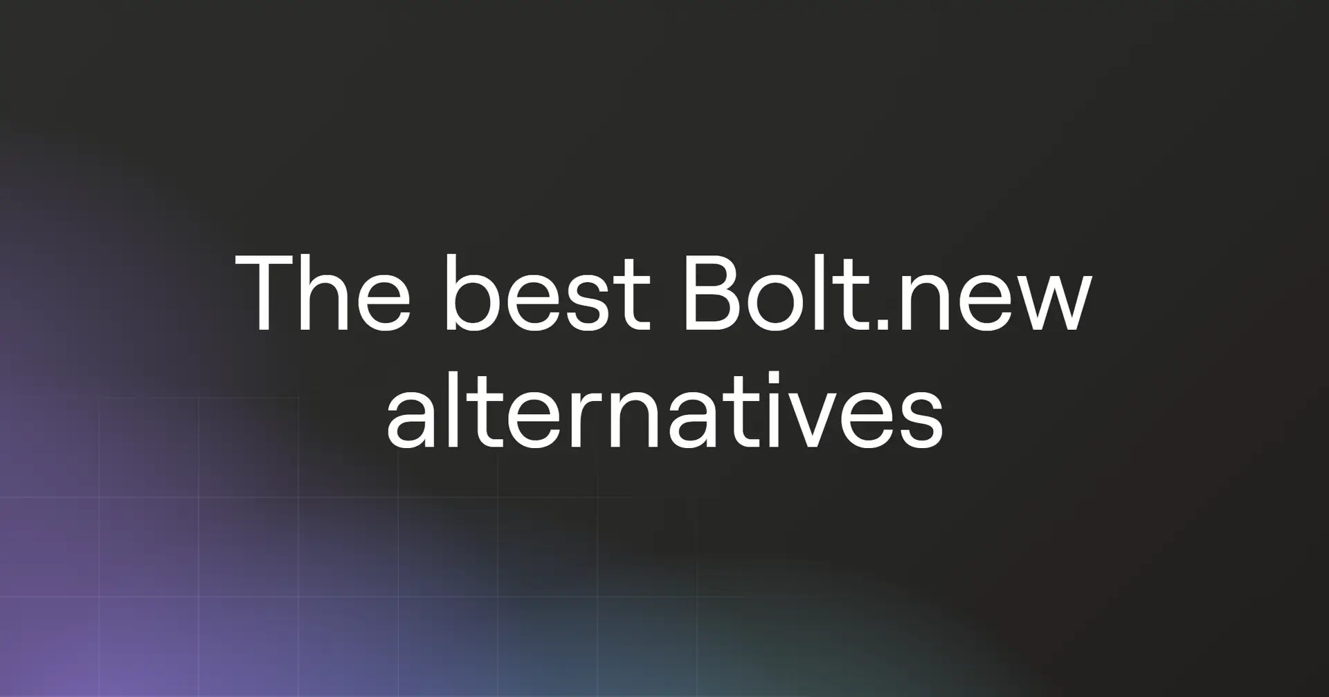 bolt-alternatives