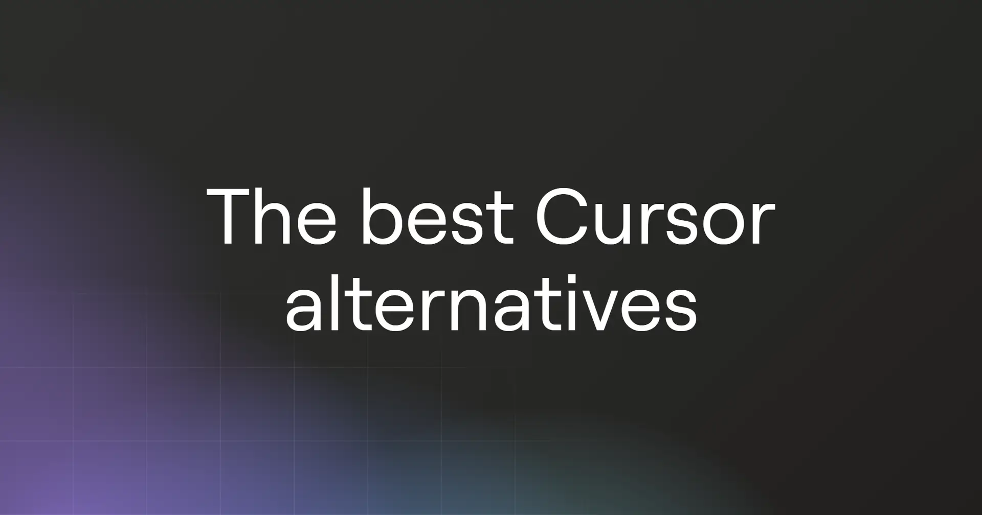 cursor-alternatives