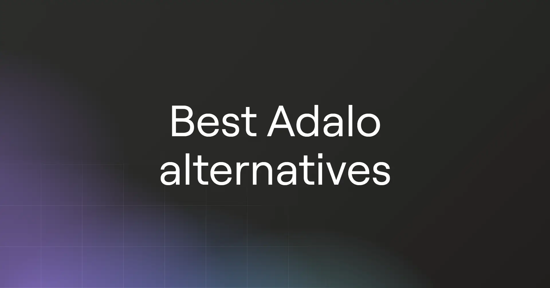 adalo-alternatives