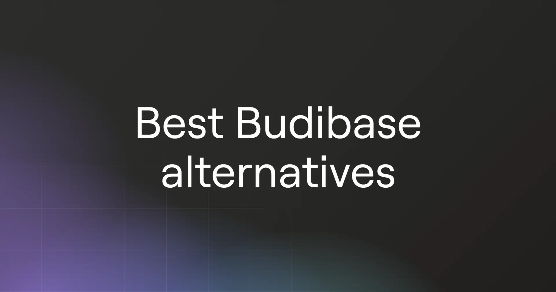 budibase-alternatives