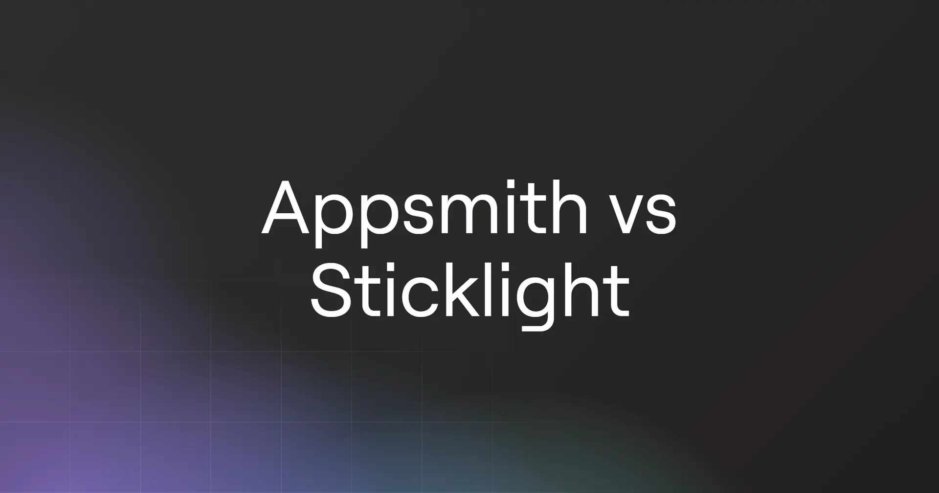 appsmith-vs-sticklight