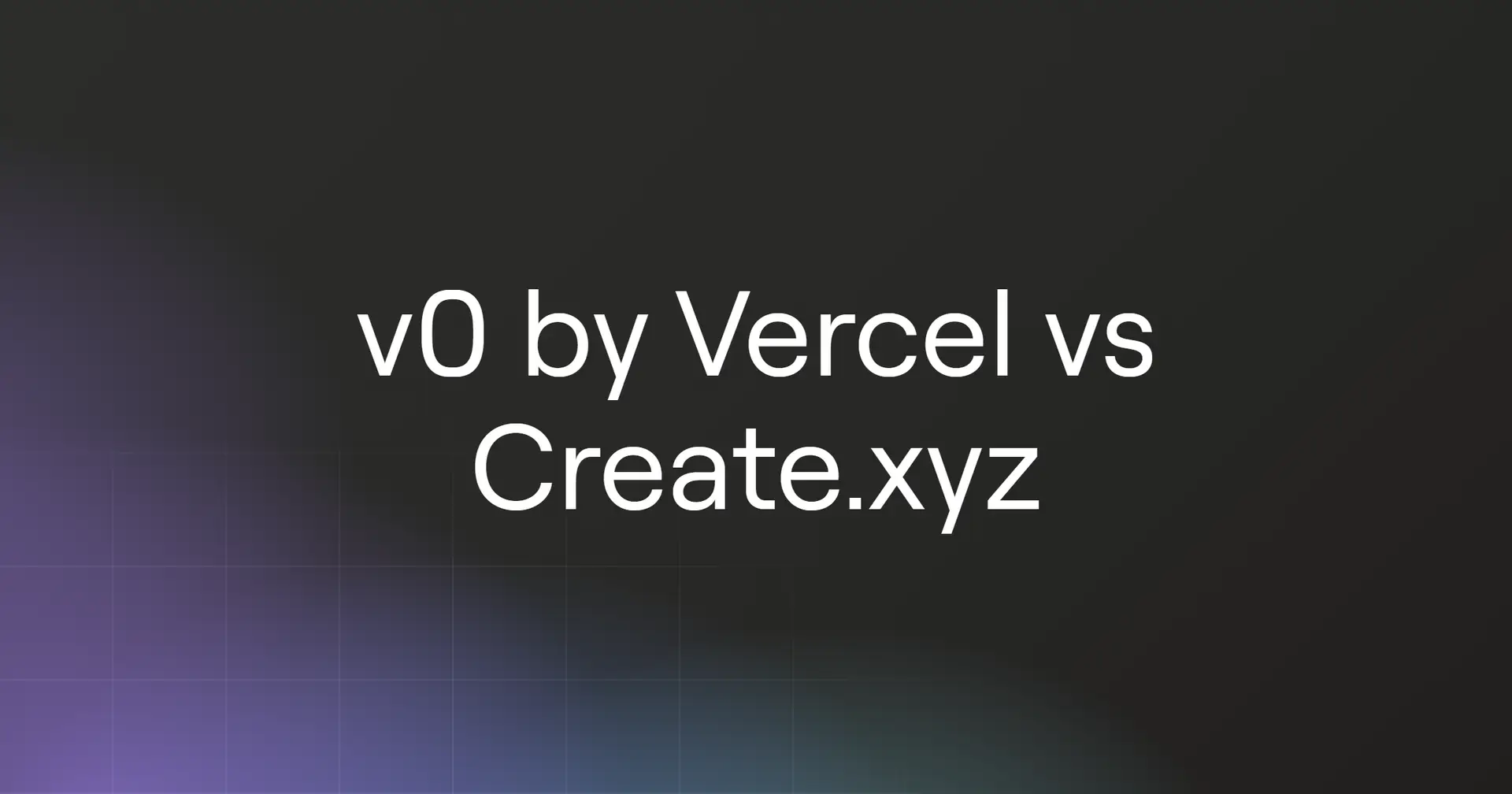 v0-vs-create-xyz
