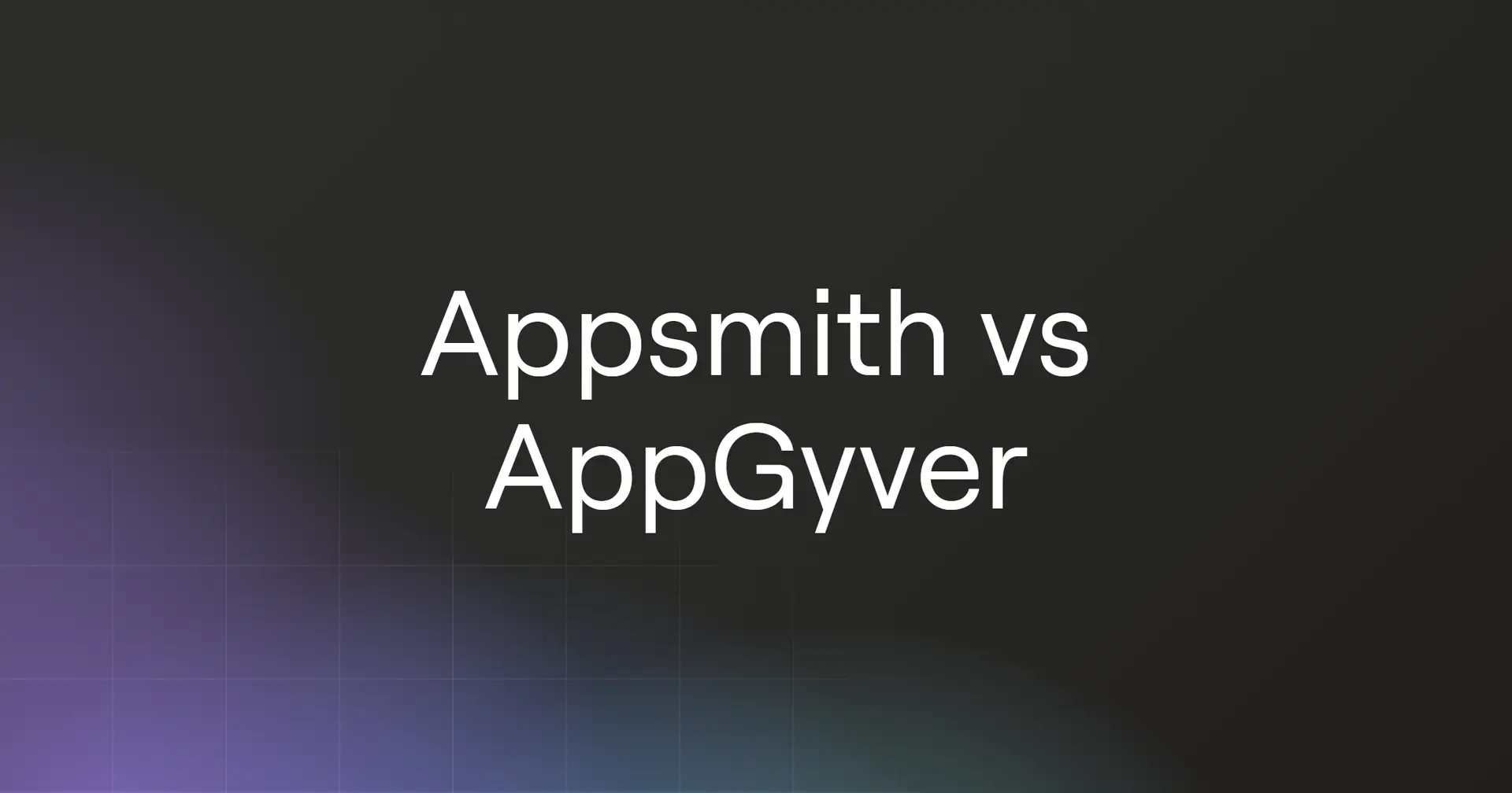 appsmith-vs-appgyver