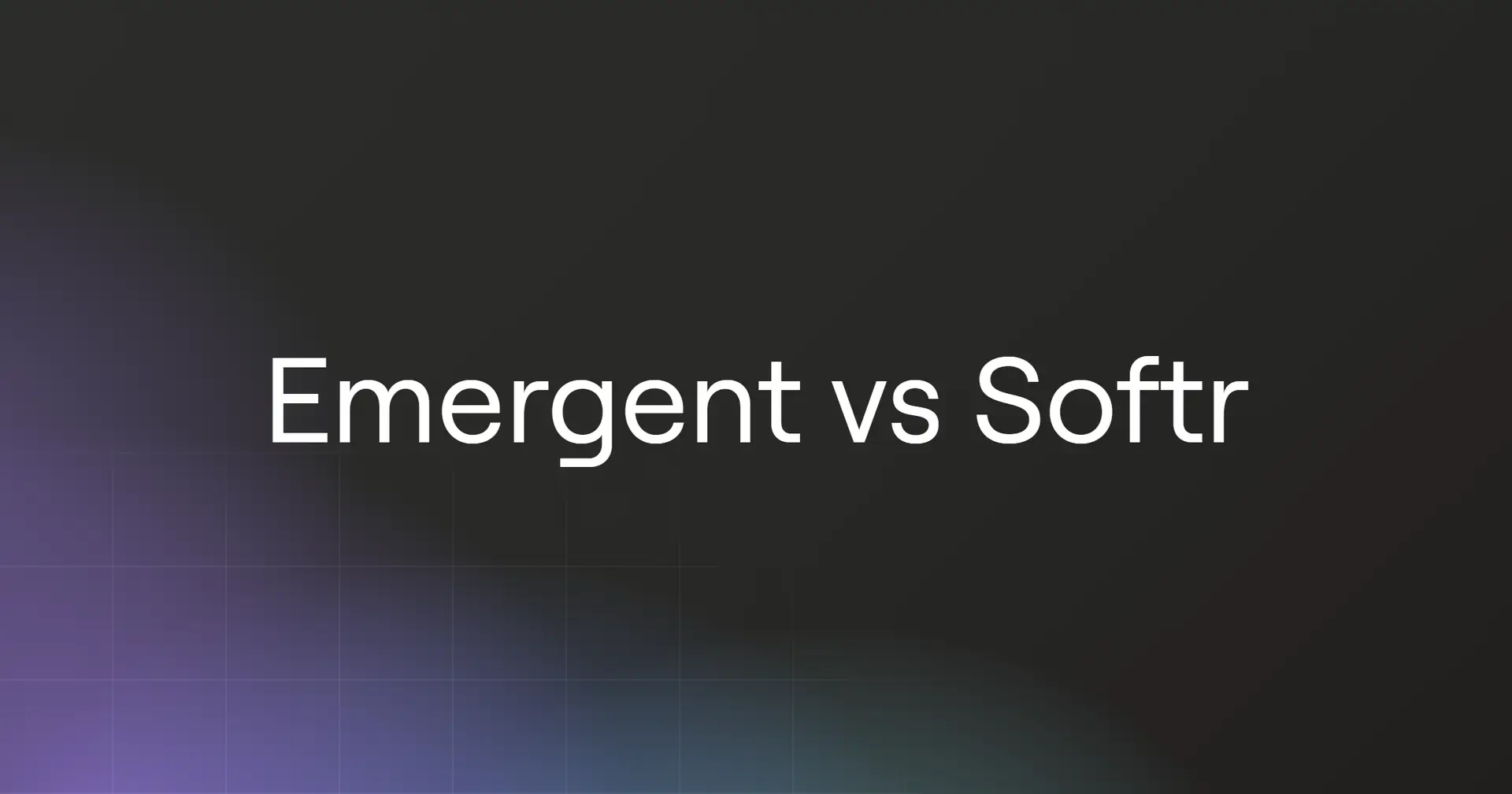 emergent-vs-softr