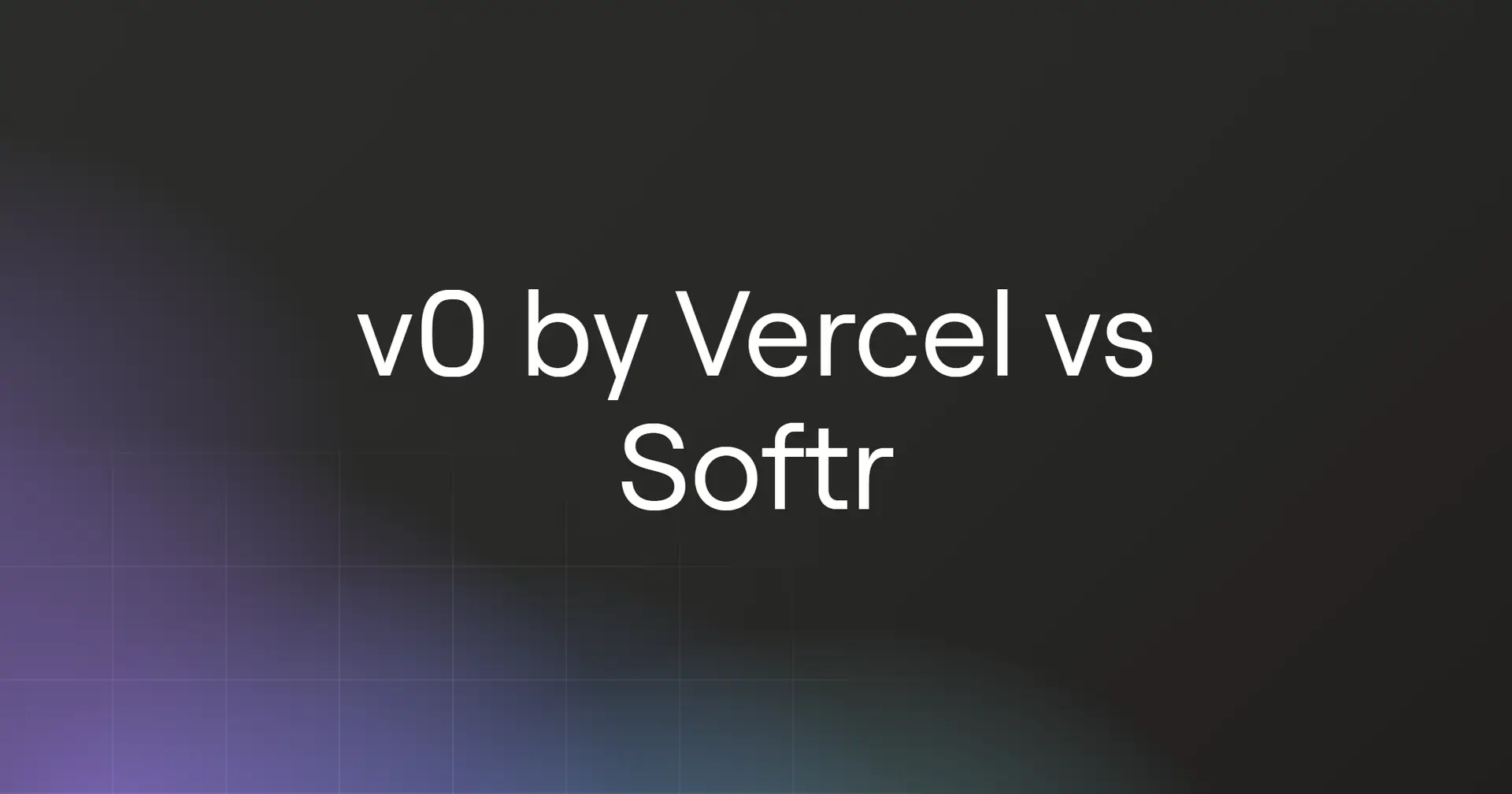 v0-vs-softr