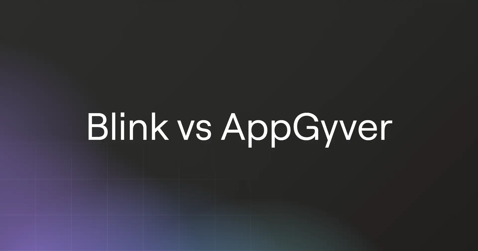 blink-vs-appgyver