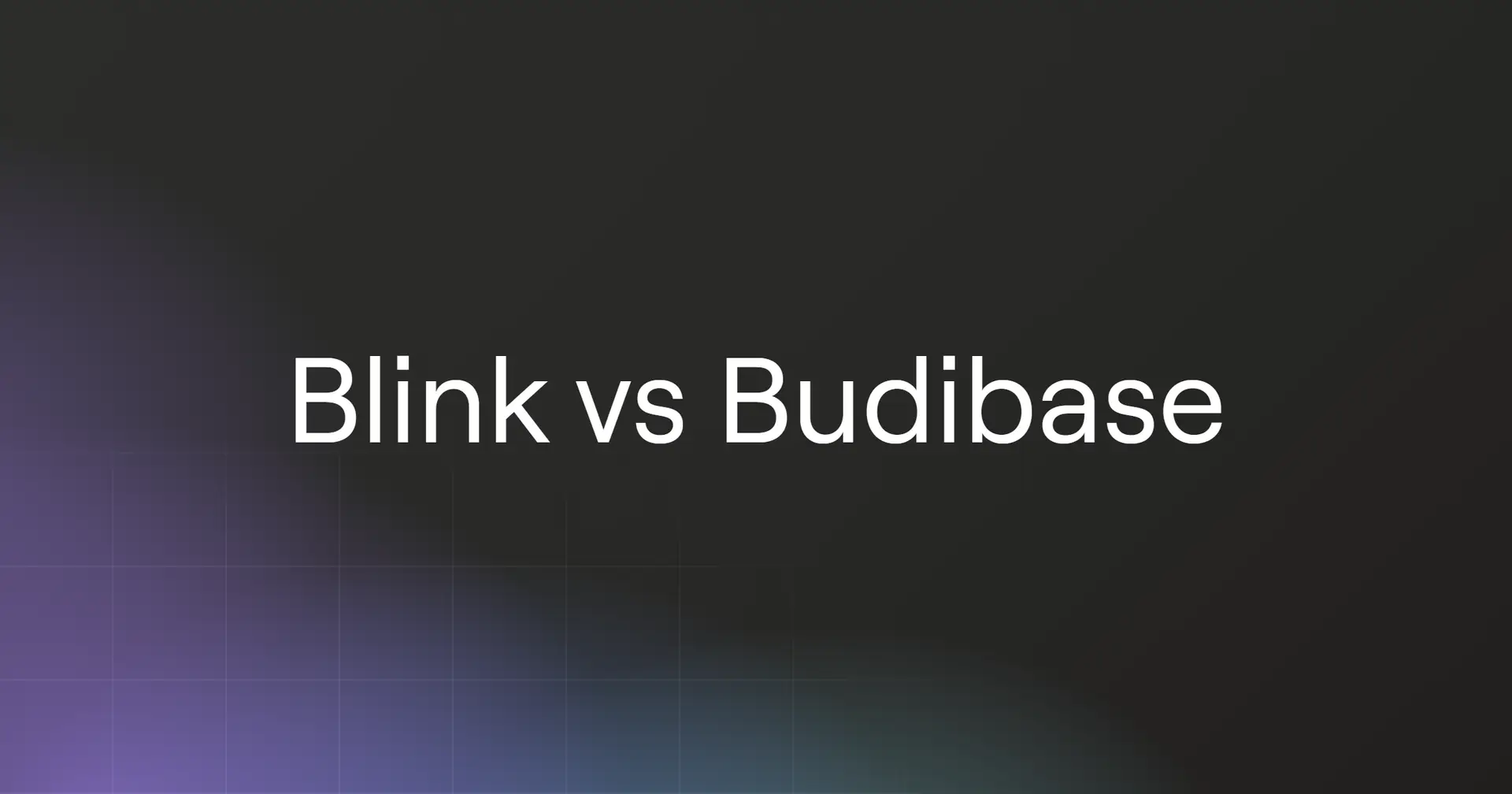 blink-vs-budibase