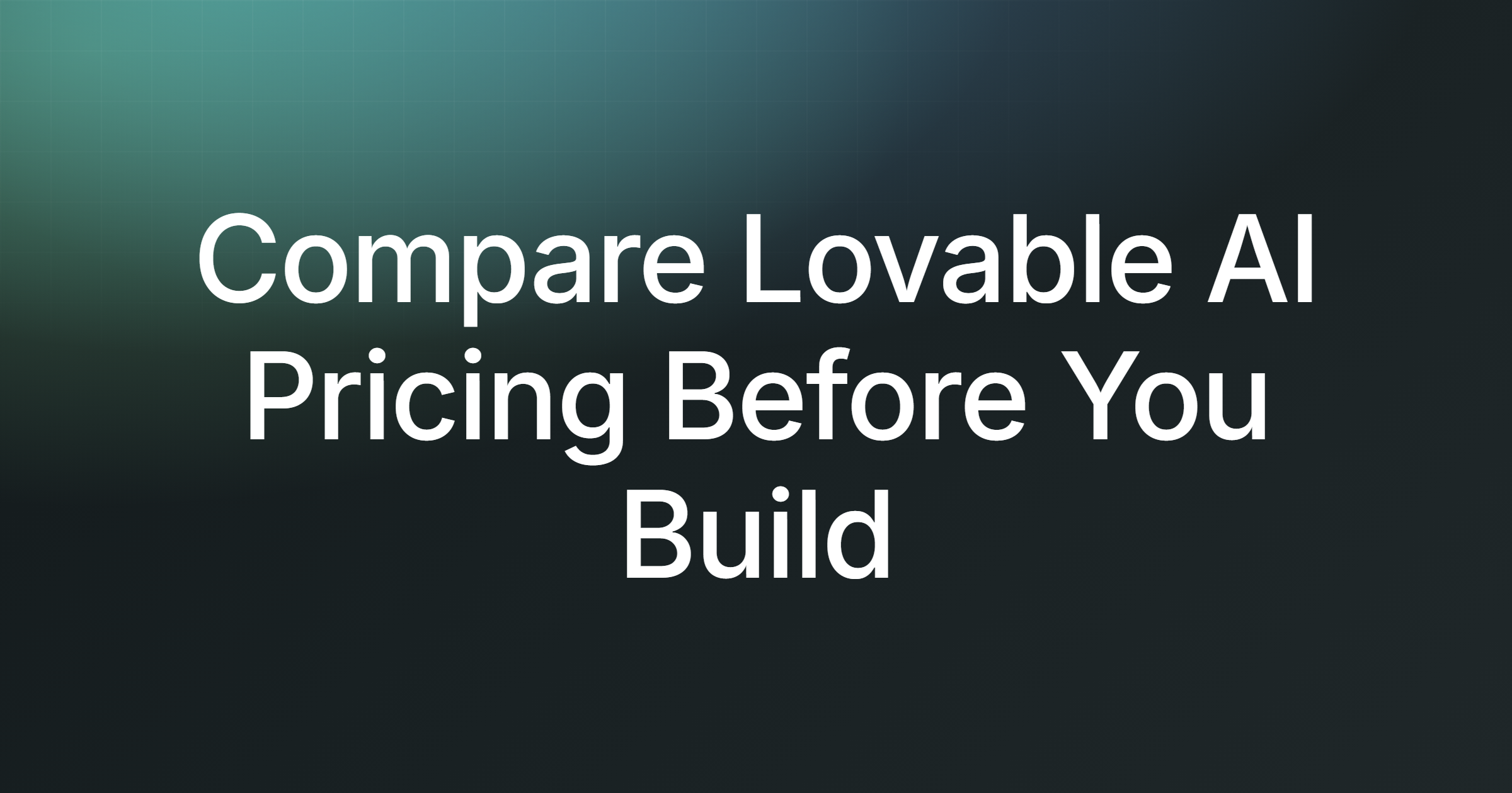 Compare Lovable AI Pricing Before You Build Internal Tools